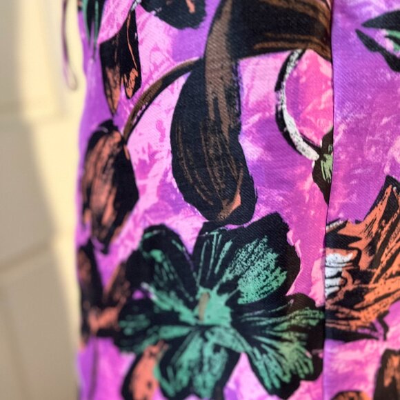 marni skirt or  dress hawaiian floral holiday sm-medium (42) - Picture 7 of 7